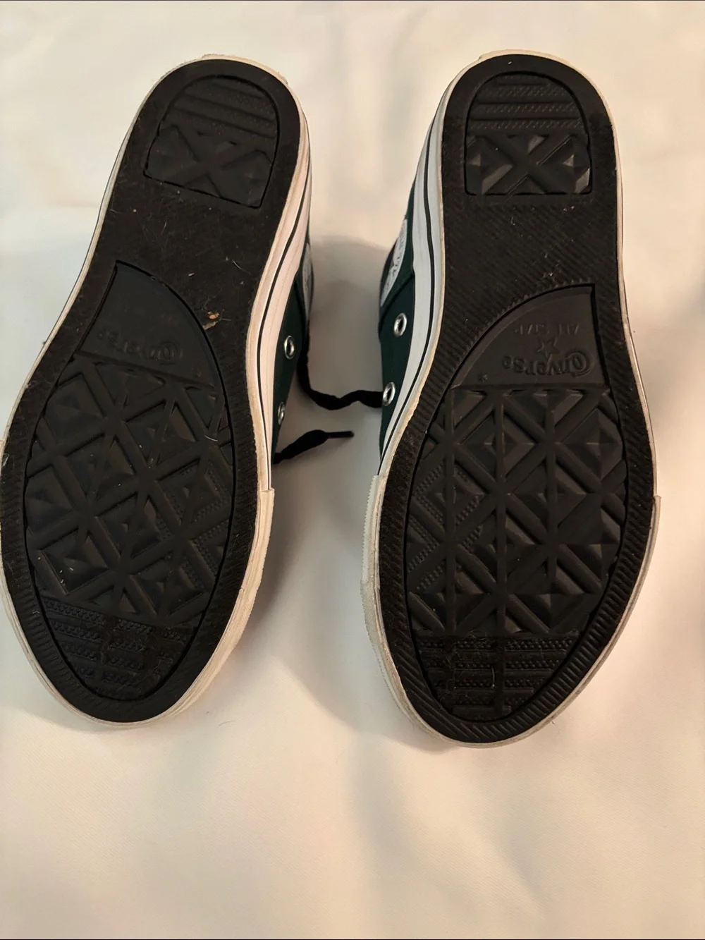 Converse boys Green and Black mid Top Sneakers